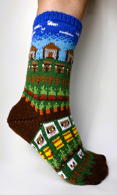 Village Socks PixelKnitSocks