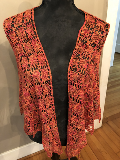 Triangular Leaf Shawl