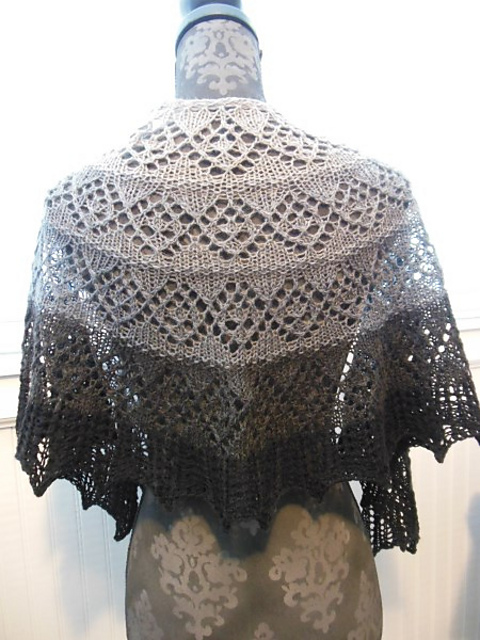 Shades of Diamonds Shawl