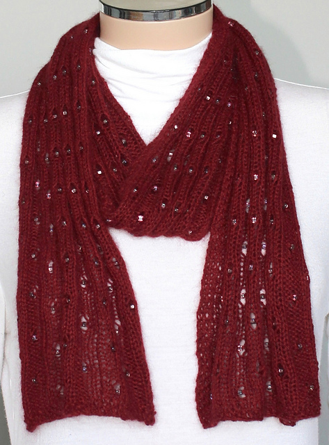 Peeking Beads Scarf