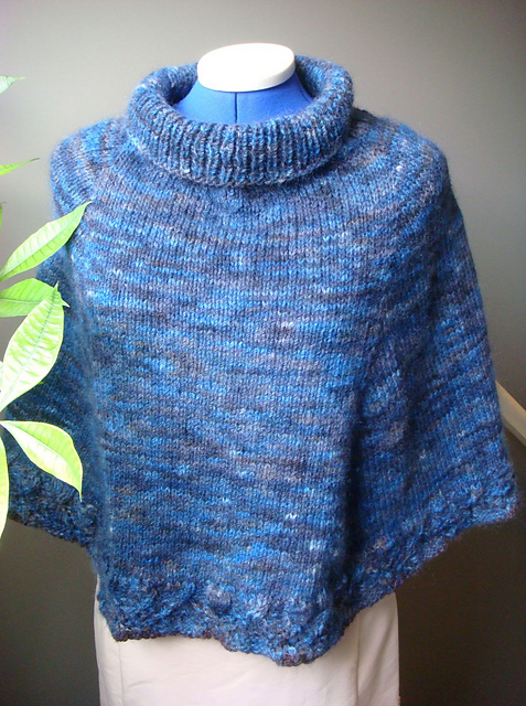 Round Midnight Poncho