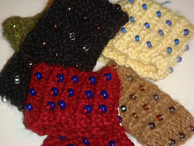Warm-Us Beaded Cuffs
