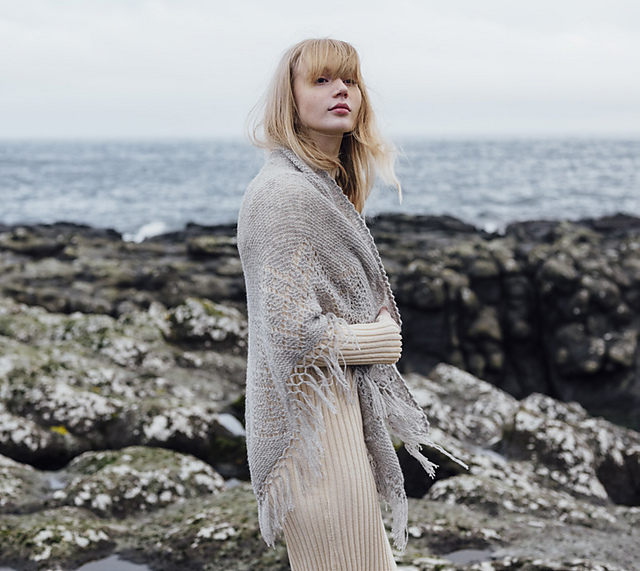 Shawl with Faroese Eyelet Pattern (Adult)