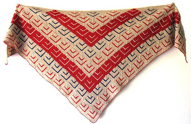 Mitered Squares Shawl