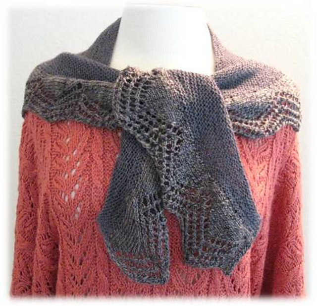 Crescent Moon shawlette