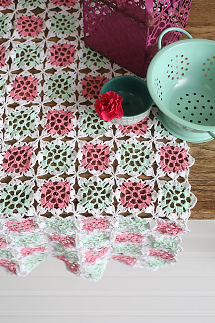 Buttermint Squares Runner