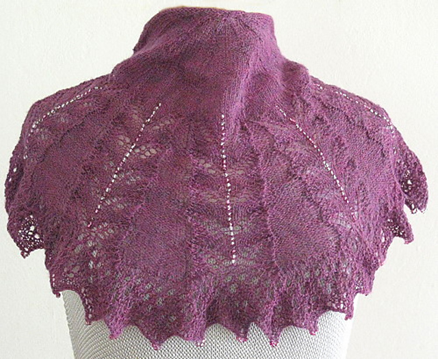Doodling in Lace Shawlette