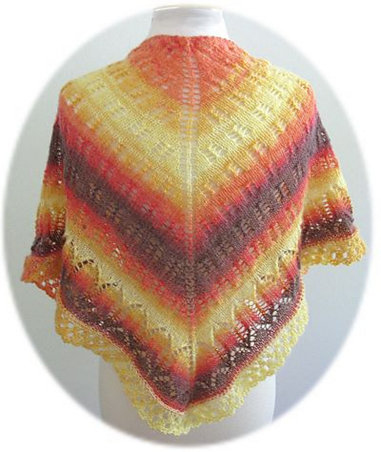 Bonfire Shawl