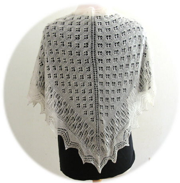 Wings of Swan Shawl
