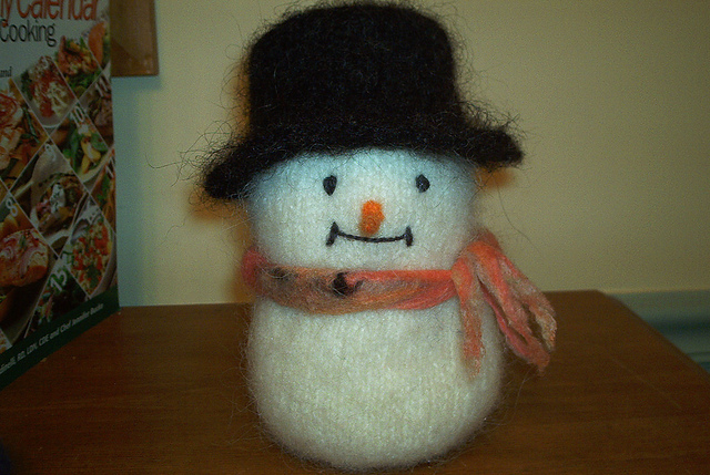 Felted Snowman