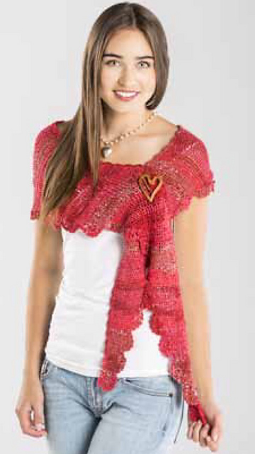 Sizzling Scalloped Shawlette