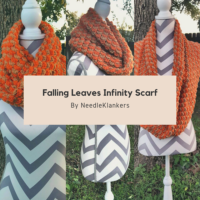 Falling Leaves Infinity Scarf