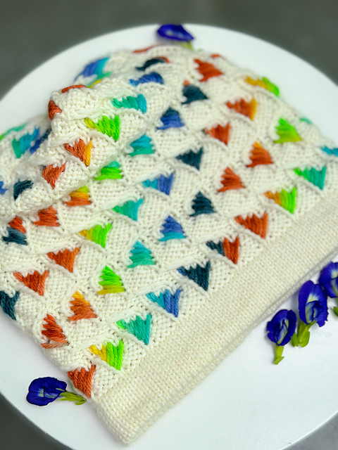 Flaming Leaves Beanie