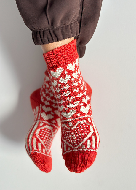 Love is Hearts Socks