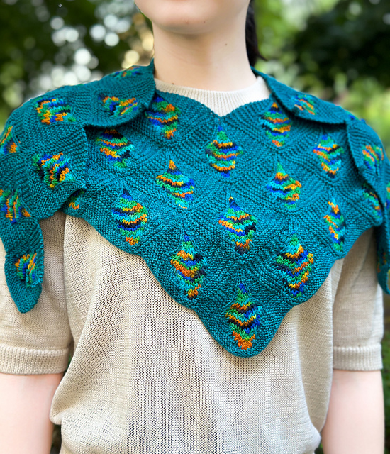 Peacock Ocelli Scarf