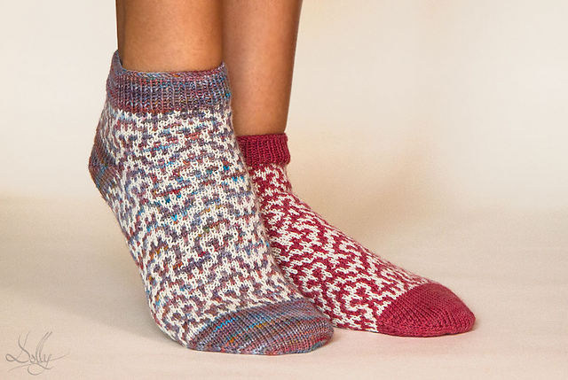 Block Printed Socks