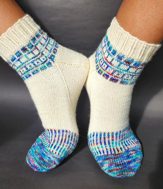 Top Down September 2022 Socks