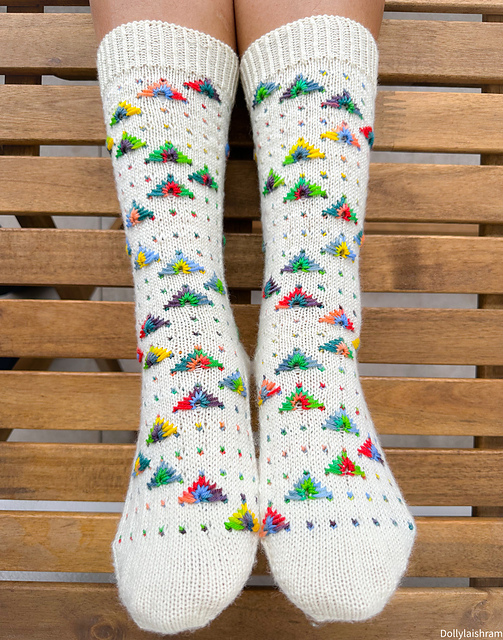 Toe-Up March 2023 Socks