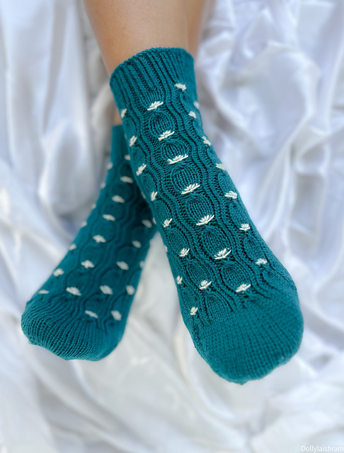Toe-Up May 2023 Socks