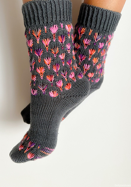 Toe-Up December 2023 Socks