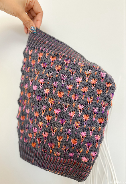 Embroiknit Stitch Cowl