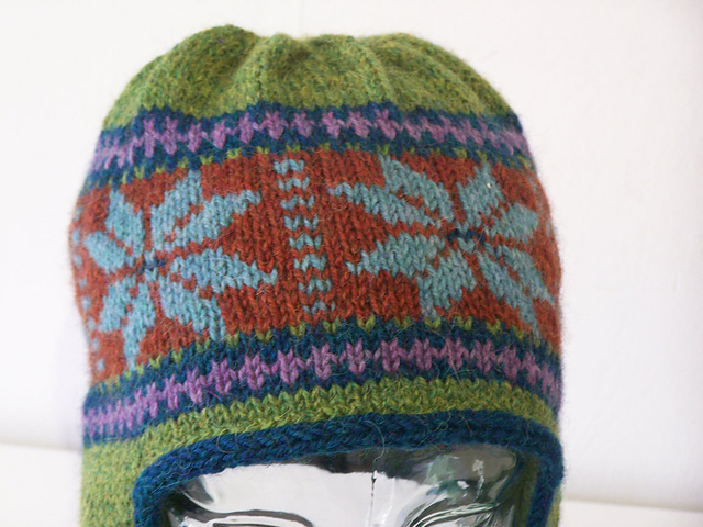 Fair Isle Flap Hat