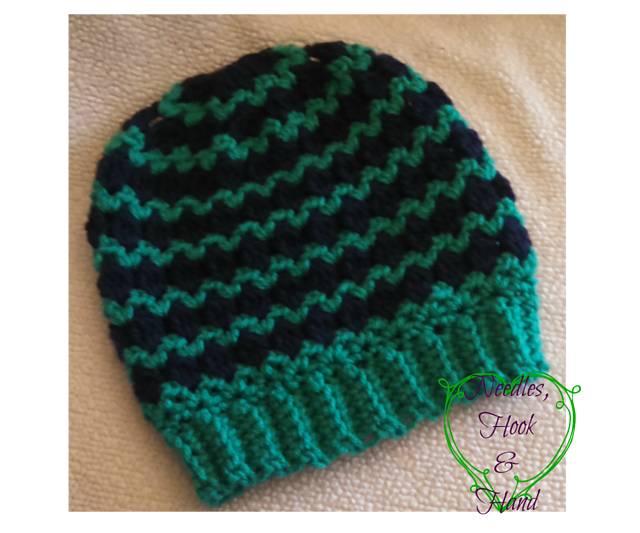 Striped Stormy Day Slouch