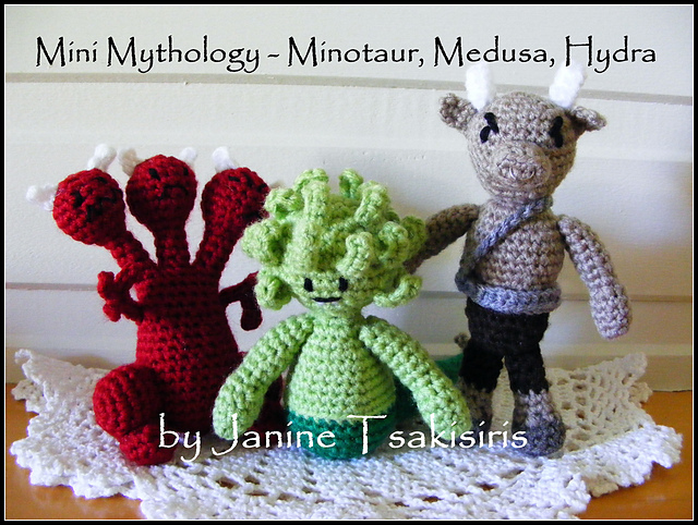 Minotaur, Medusa, Hydra
