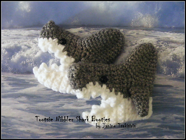 Tootsie Nibbler Shark Booties