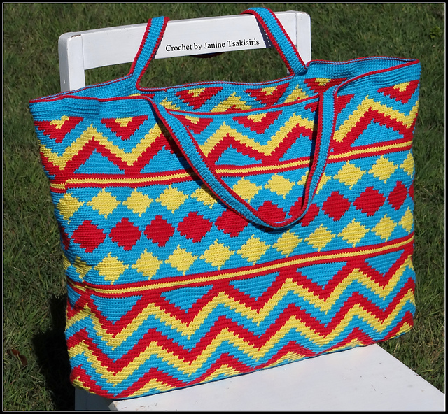 Primary Colours Tote Bag