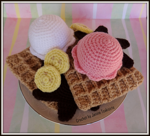 Waffles and Ice Cream