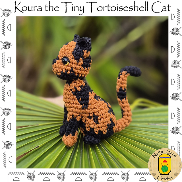 Ravelry: Koura the Tiny Tortoiseshell Cat pattern by Neith Sand