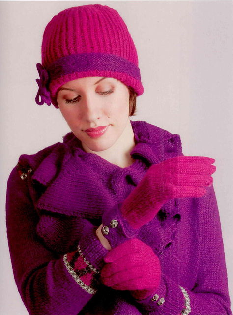 Sally Anne- Hat and glove set