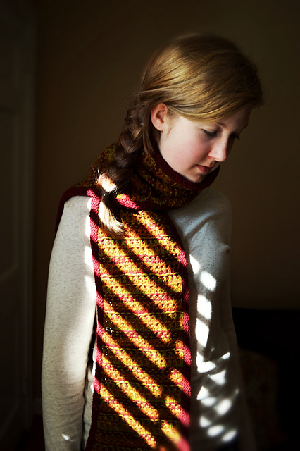 Curried Tweed Scarf