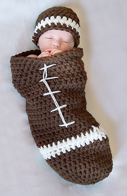 Football Cocoon and Beanie 