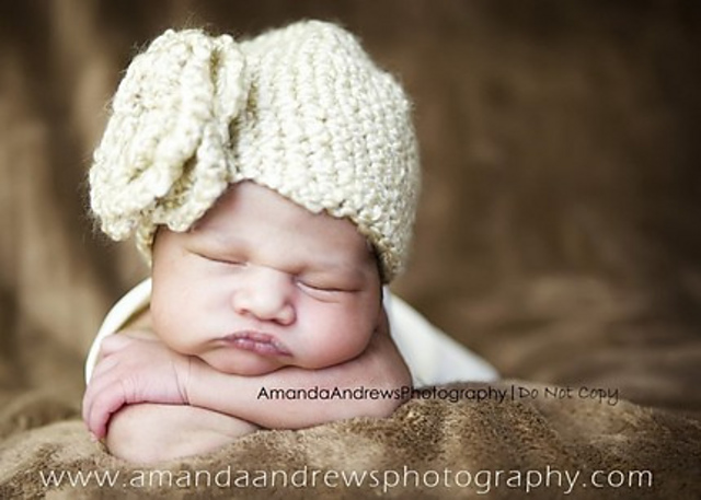 Newborn Flower Beanie