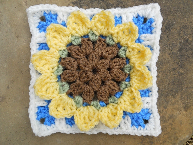 Sunny Sunflower Square