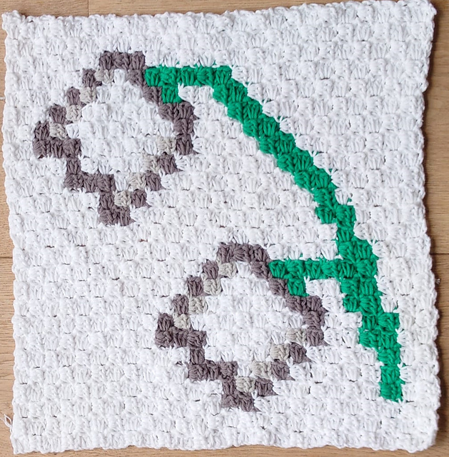 Lilly of the Valley C2C Square