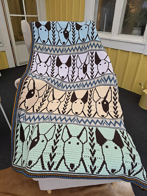 Bullterrier Love Blanket