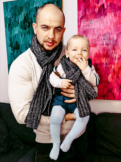 Matching scarves FAV & SON