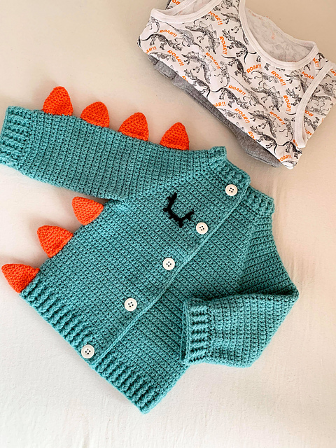 Crochet Dinosaur Baby Dinosaur Sweater Crochet Dinosaur Dinosaur