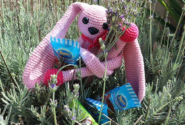 Hugging Easter Bunny