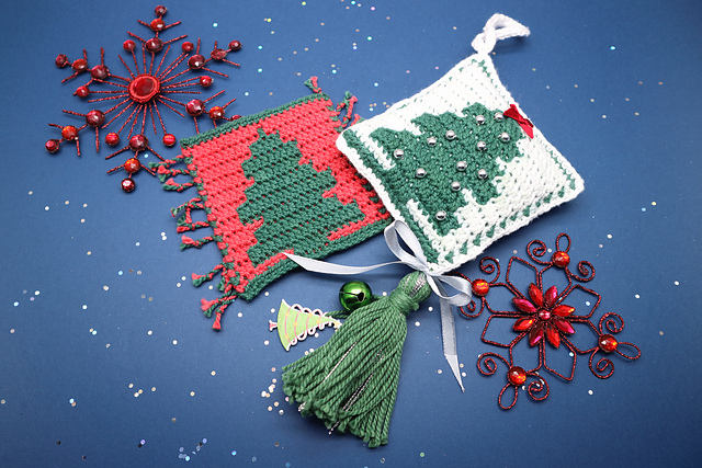 Ugly Christmas Sweater Mug Rug