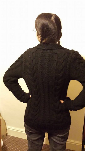Cabled cardigan 131