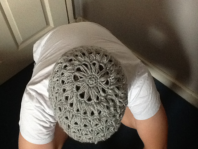 Broomstick crochet hats