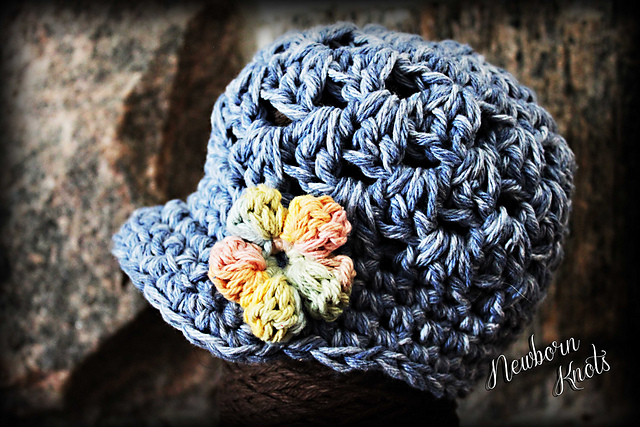 Baby Chunky Cluster Brim Hat #12