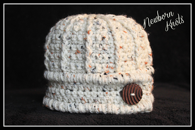 Dual Ribbed Baby Hat. #40