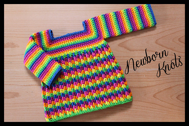 Cable Link Shell Baby Sweater Dress #46
