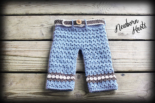 Diamond Stripes Baby Pants. #050