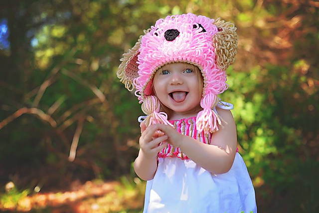 Shaggy Dog Baby Hat. #13